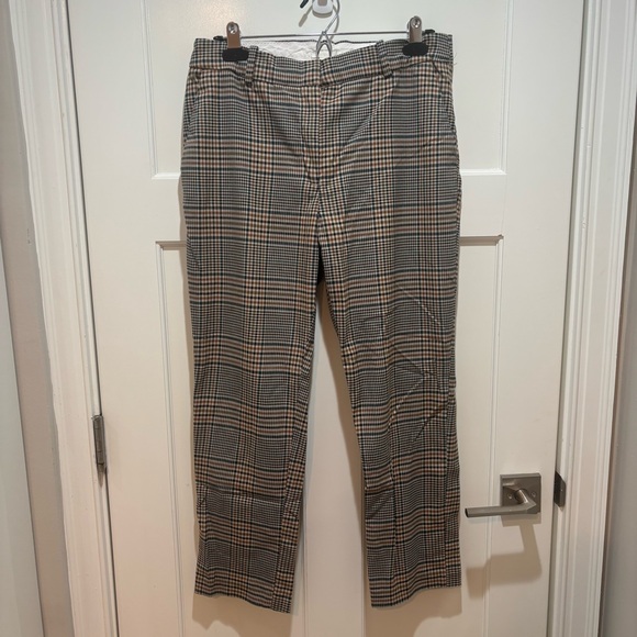 H&M Slim-fit Plaid Pants - Picture 1 of 4